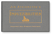 (image for) Impuzzibilities book Jim Steinmeyer