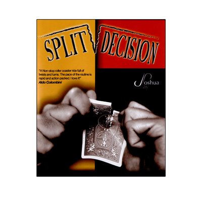 (image for) Split Decision with DVD - Joshua Jay