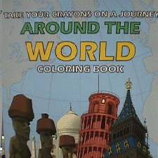 (image for) Around the World Coloring Book