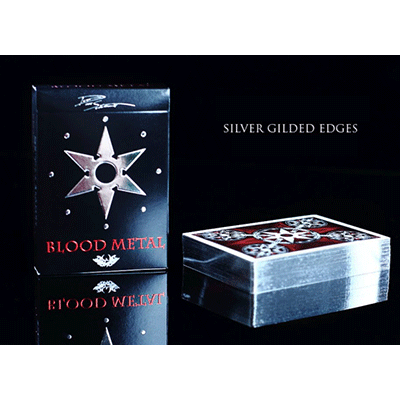 (image for) Blades Blood Metal Playing Cards - Handlordz