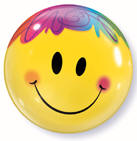 (image for) Bubbles - Bright Smile Face - 1 Count - Balloons