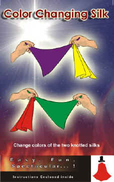 (image for) Color Changing Silks - Double - 12 Inch