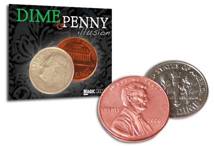 (image for) Dime Penny Illusion - Dime and Penny