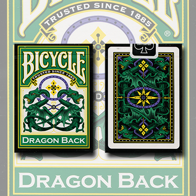 (image for) Dragon Bicycle Deck Green - Gamblers Warehouse