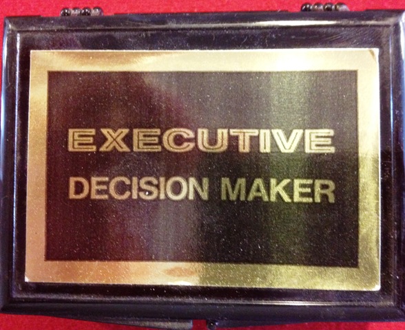 (image for) Executive Decision Maker - Plastic