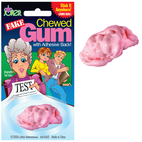 (image for) Fake Chewed Gum