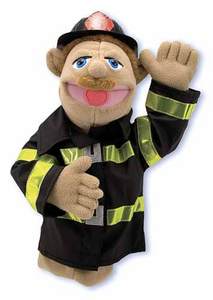 (image for) Firefighter Puppet