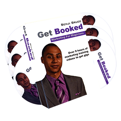 (image for) Get Booked Marketing For Magicians - 6 DVD set - Benji Bruce