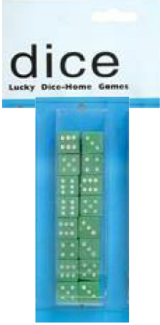(image for) Dice - Top Grade Green - 3 pair special