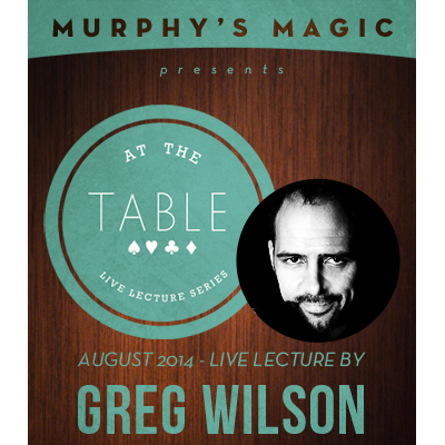 (image for) At the Table Live Lecture - Greg Wilson 8/27/2014 - DOWNLOAD