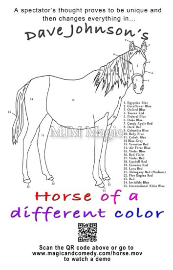 (image for) Horse of a Different Color - David Johnson