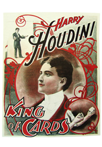 (image for) Houdini - King of Cards - Poster - Canvas