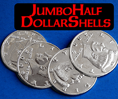 (image for) Jumbo Half Dollar Shells 3 plus 1 set