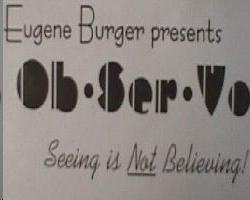 (image for) Ob Ser Vo - Eugene Burger