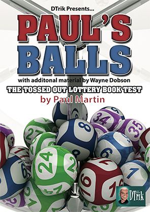 (image for) Paul's Balls - Gimmick and Online Instructions - Dobson - Martin