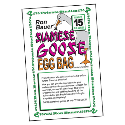 (image for) Ron Bauer Series: #15 - Siamese Goose Eggbag