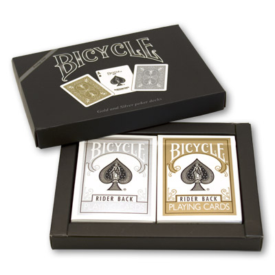 (image for) Cards Bicycle Gold And Silver Set - Click Image to Close