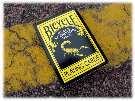 (image for) Black Scorpion Deck - Bicycle - Click Image to Close