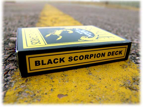 (image for) Black Scorpion Deck - Bicycle - Click Image to Close