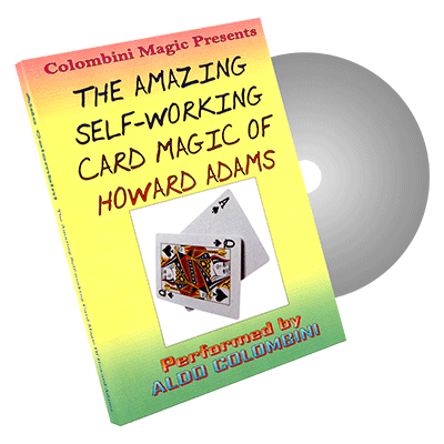 (image for) Amazing Self Working Card Magic of Howard Adams - Aldo Colombini - Click Image to Close