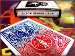 (image for) Spider Deck - Black - Bicycle - Click Image to Close