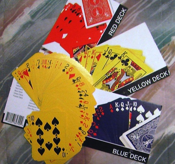 (image for) Color Faced Playing Cards