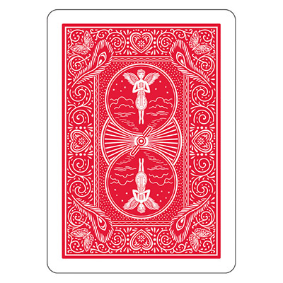 (image for) Mandolin Back - Bicycle Playing Card - Red