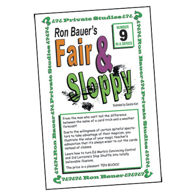 (image for) Ron Bauer Series: #9 - Fair And Sloppy - Click Image to Close