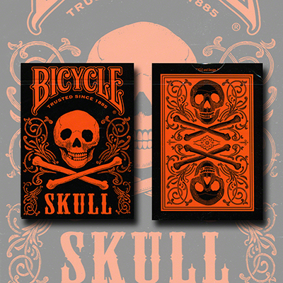 (image for) Skull Metallic Orange - Bicycle