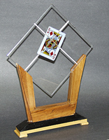 (image for) TV Card Frame - Wood - Jumbo